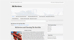 Desktop Screenshot of bestskireviews.com